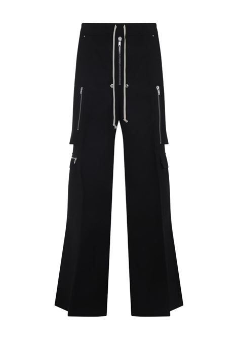 Black Belas cargo-pocket trousers Rick Owens - men RICK OWENS | RU02E1339WDET109